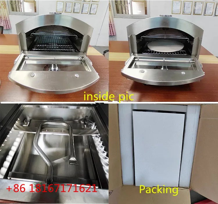 Cookies bread oven Industrial Commerical use small gas pizza bakery oven for baking
