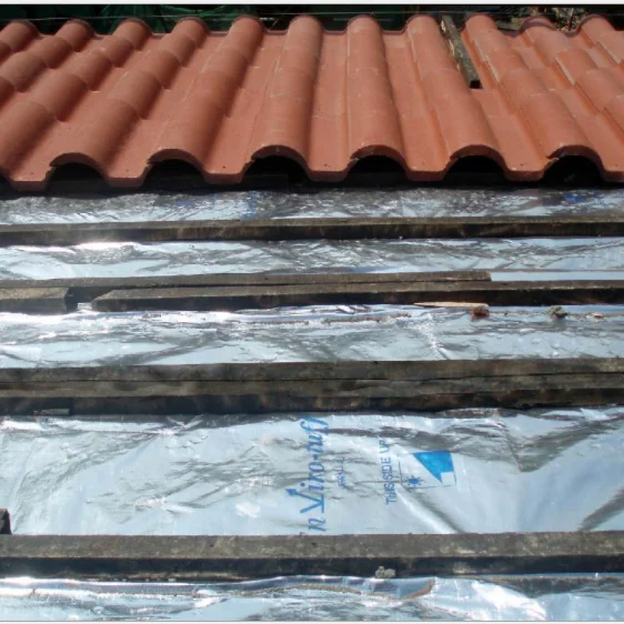 Aluminum foil kraft paper composite heat insulation roof membrane,heat insulation material,waterproof reflective membrane