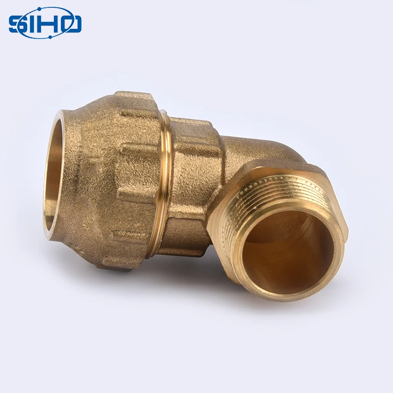 Factory direct sale elbow straight HDPE PE compression fitting