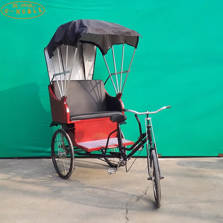 Electric pedicab rickshaw 500w motor pedal tricycle for passenger