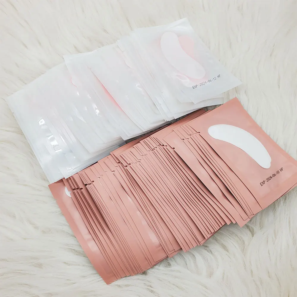 Create Your Own Brand Custom Adhesive Eye Gel Pads Lash Extension Under Eye Pads For Eyelash Extensions