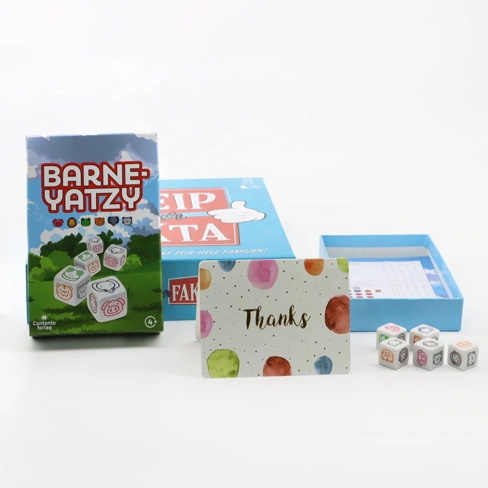 New Arrival custom printing cards board game