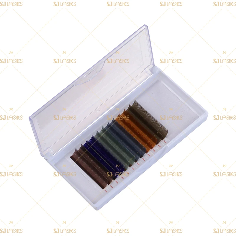 Wholesale Royal-Style Soft Korean Cashmere Eyelash Extensions Natural Volume Lashes for Beauty Salons Packaging Included