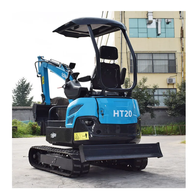 China Mini Excavator Manufacturers Factory Supply Rubber Tracks Mini Excavator 2 Ton in USA