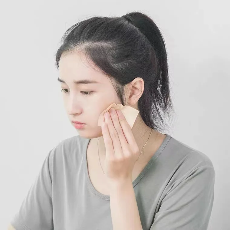 China manufacturer Makeup powder oil blotting paper custom facial makeup to absorb face oil control papers