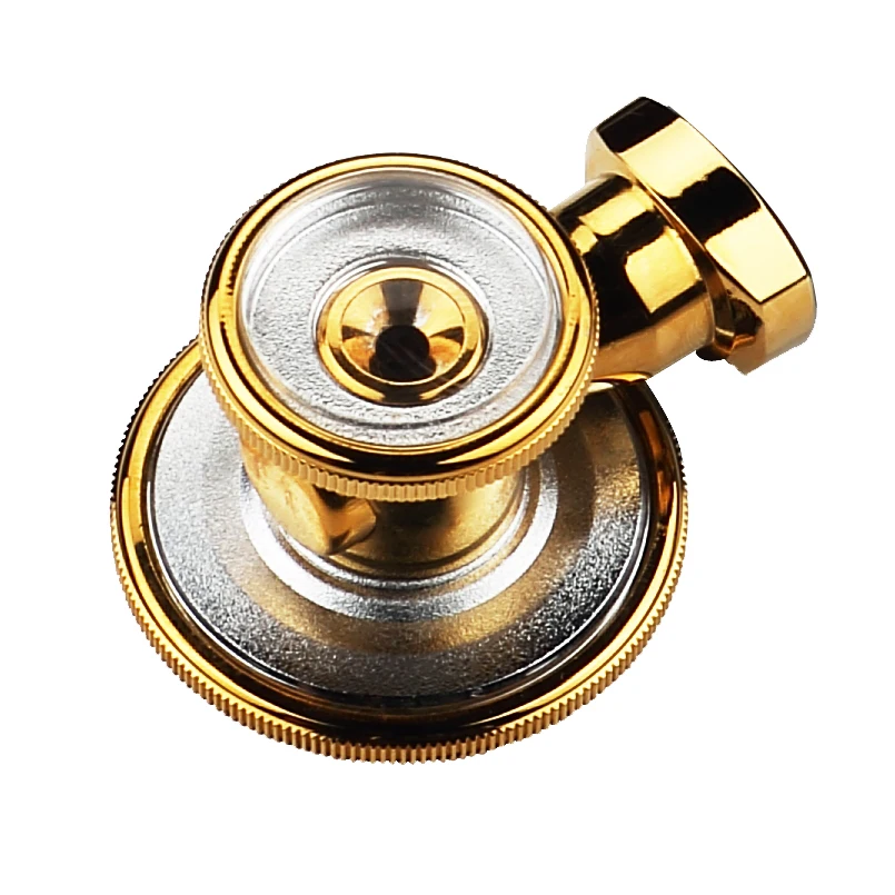 
YJ S2524-GB Luxury Medical Diagnosis Gilded Dual Tube Fetal Sprague Rappaport Stethoscope 