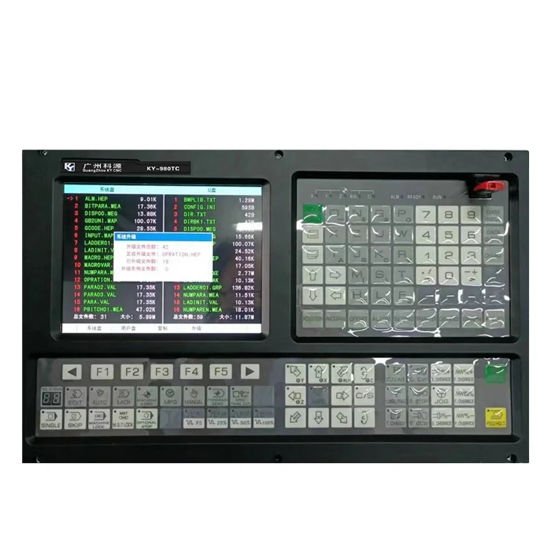 3 Axis  Lathe Cnc Machine Controller  with Editable Ladder Diagram and Plc&Atc Function for Drilling Turning