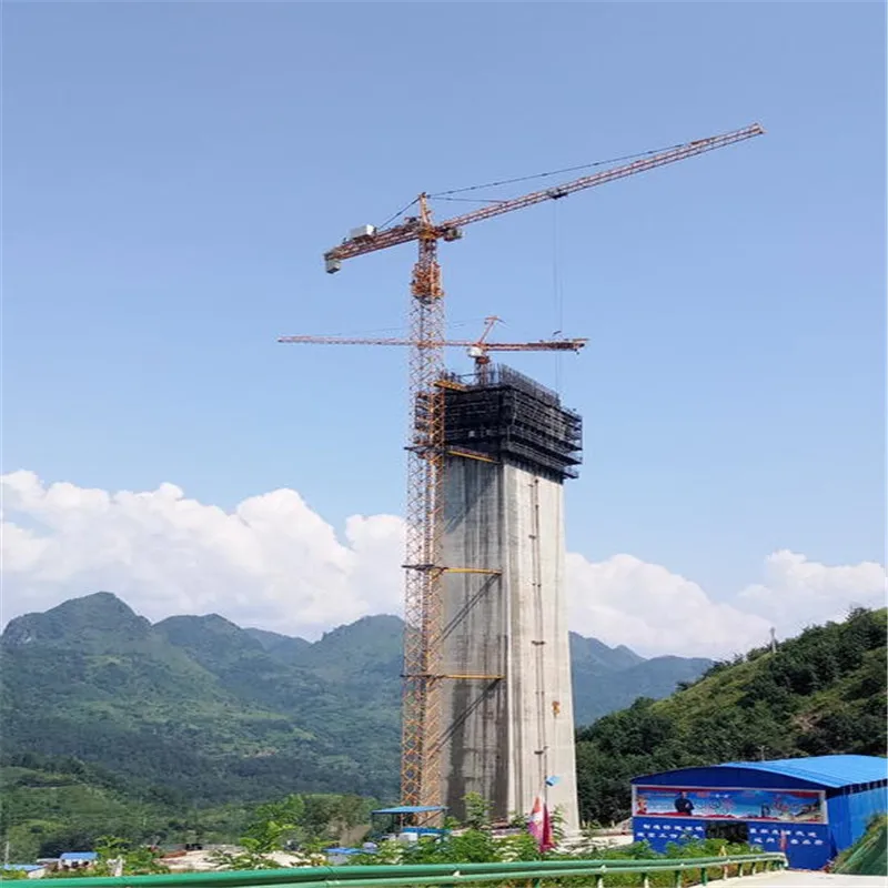 china tower crane 5 ton tower crane QTZ63 shipped from China factory