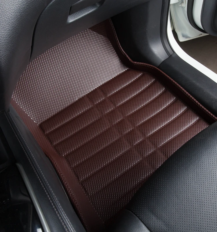 2023 New Design Interior Auto Accessories 5D Pvc Leather Luxury Car Carpet Mats For Toyota Hilux Revo Part