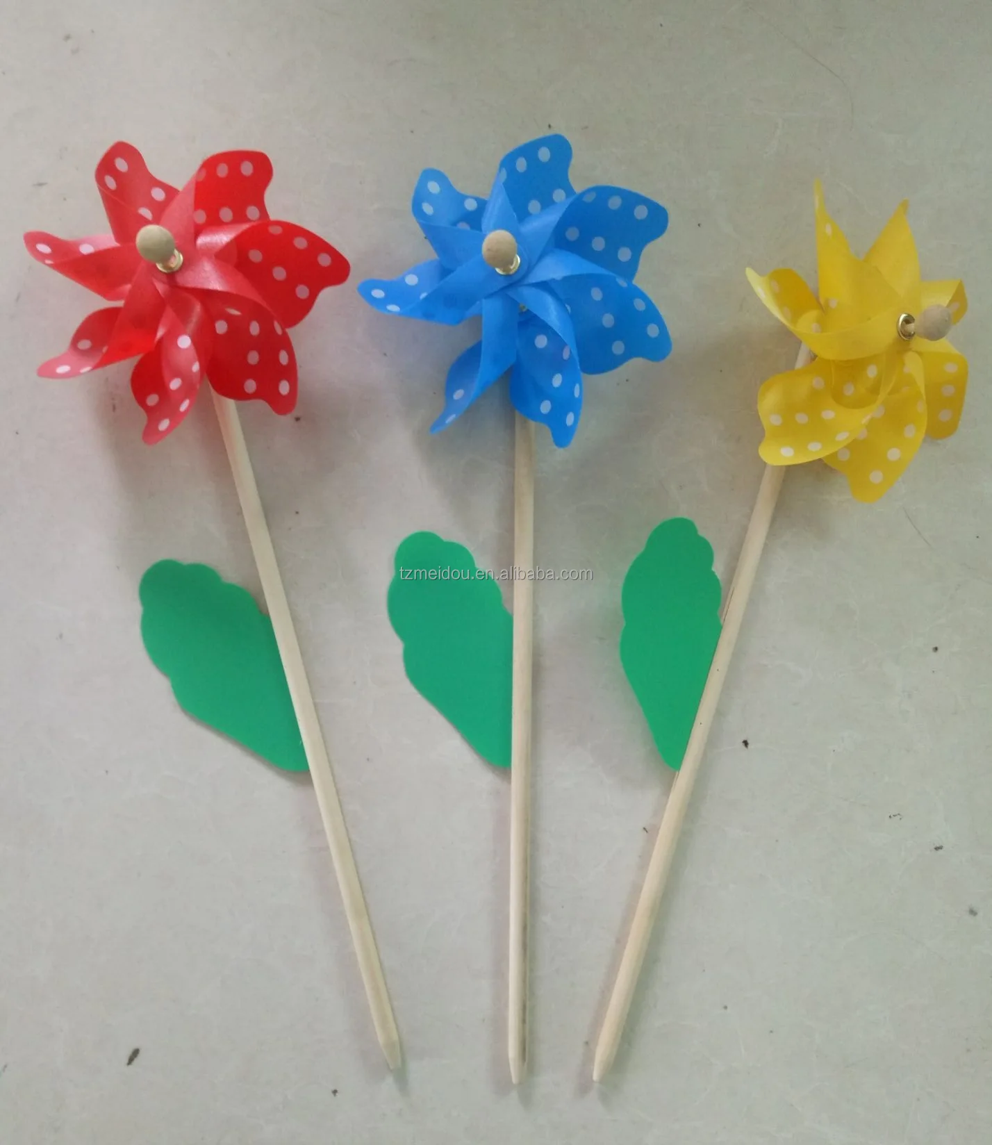 Supplier quality wind  model gifts purple pinwheel wooden windmill for kids toy