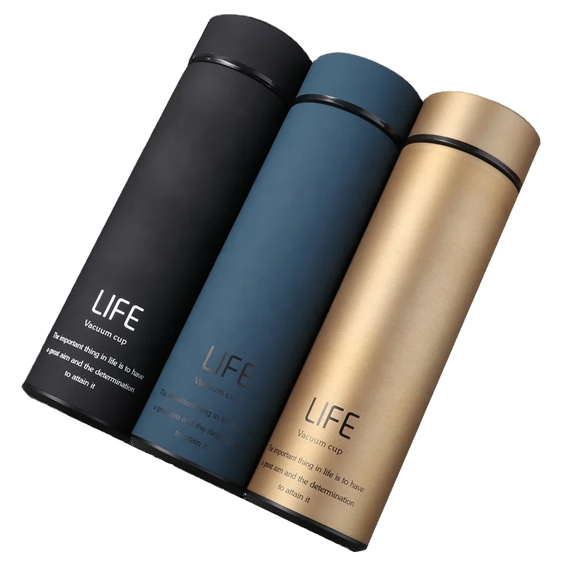 500ml Life Stainless Steel 304  Vacuum Flask Thermos Cup With Filter  Coffee Mug Thermos Water Bottle