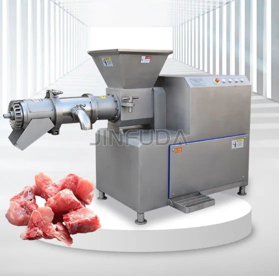 Low temperature meat and bone separator Poultry meat and bone crusher Duck frame Fish Bone mud machine