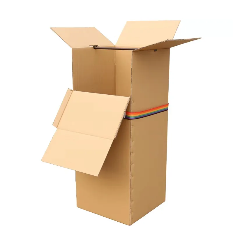 
5 ply corrugated paper high quality Wardrobe Paper Corrugated Cardboard Moving Boxes 