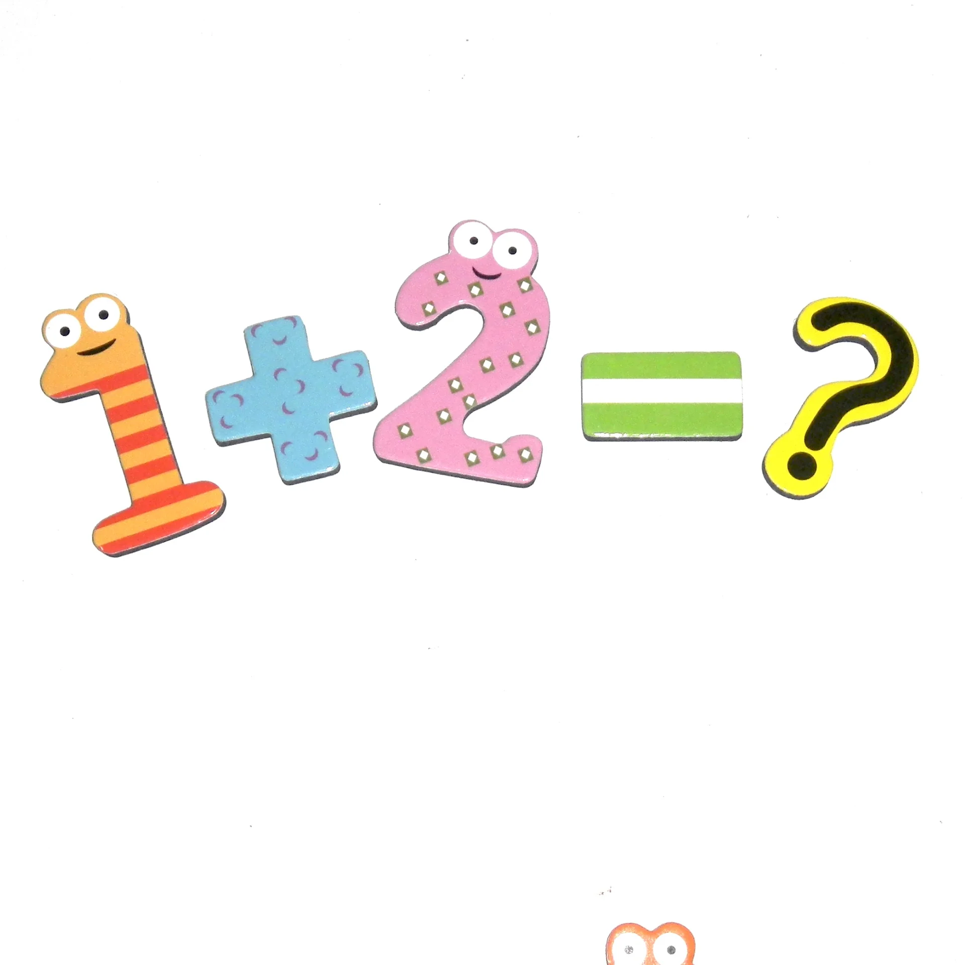 Educational DIY Toy magnetic Arabic numerals alphabet puzzle , kids Magnetic cute Numbers for Children