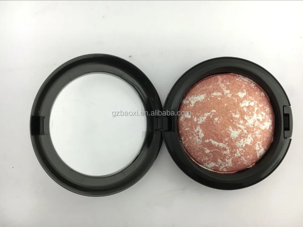 Private label radiant highlight pitgment finish baked bronzing Powder bronzer vendor customized