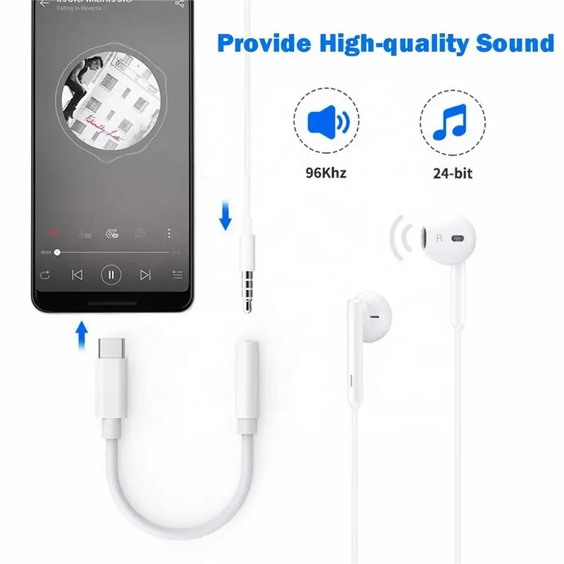 USB-C до 3 5 мм для Samsung аудио кабель Разъем Type C Aux наушников музыкальный плеер Зарядное устройство адаптер шнур