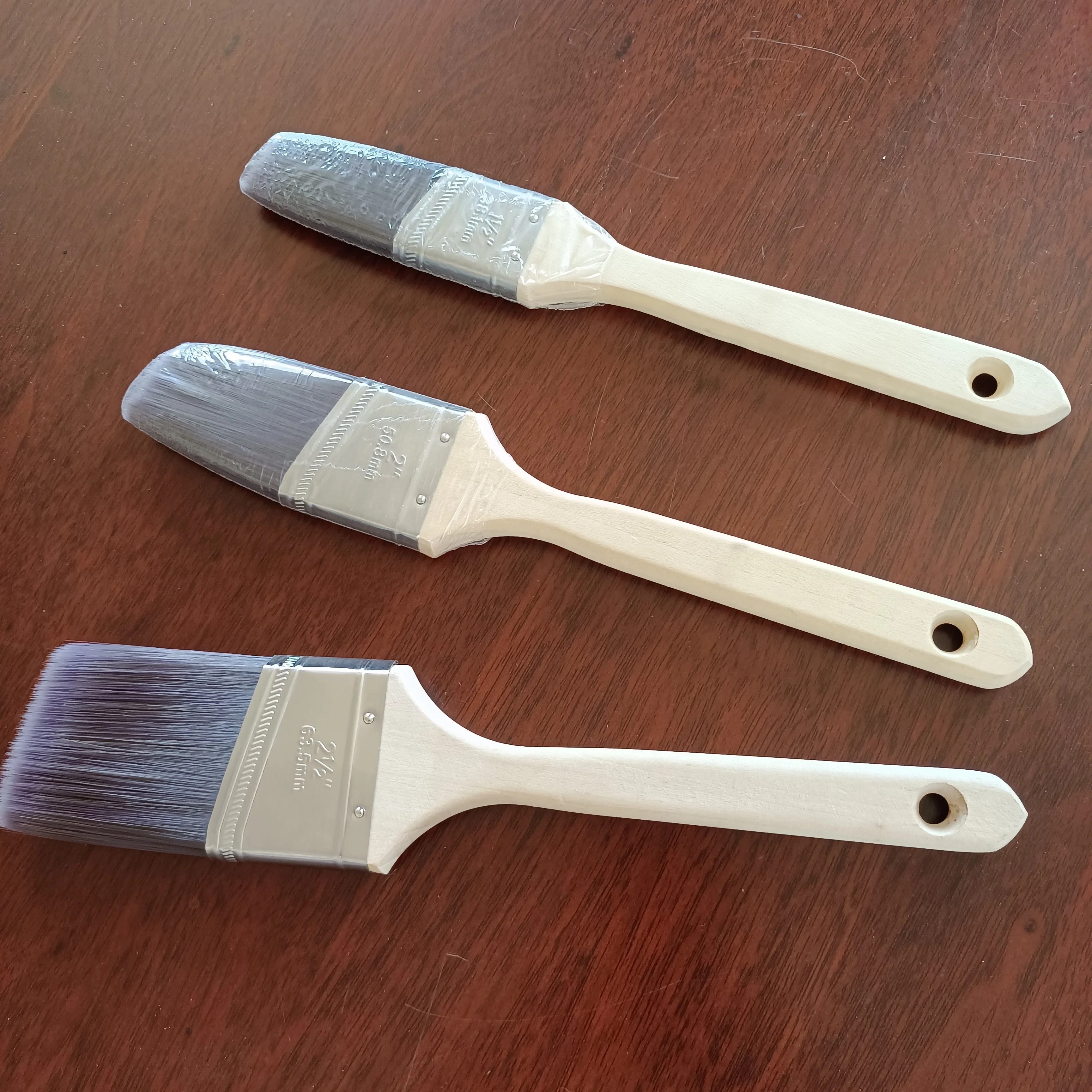 Beautiful Wooden handle Tapered filament Wholesales Paint  brush