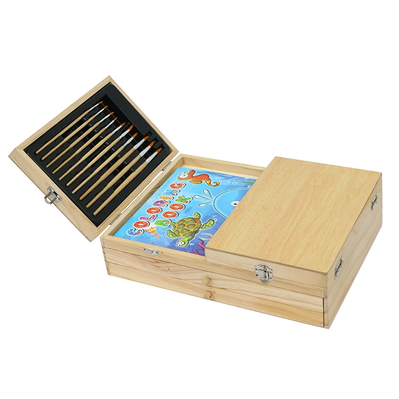 Professional Art Set Drawing Products Waterproof Drawing Tool 3 Tiers Watercolor Painting Gift Set For Kids School Arts Supplies