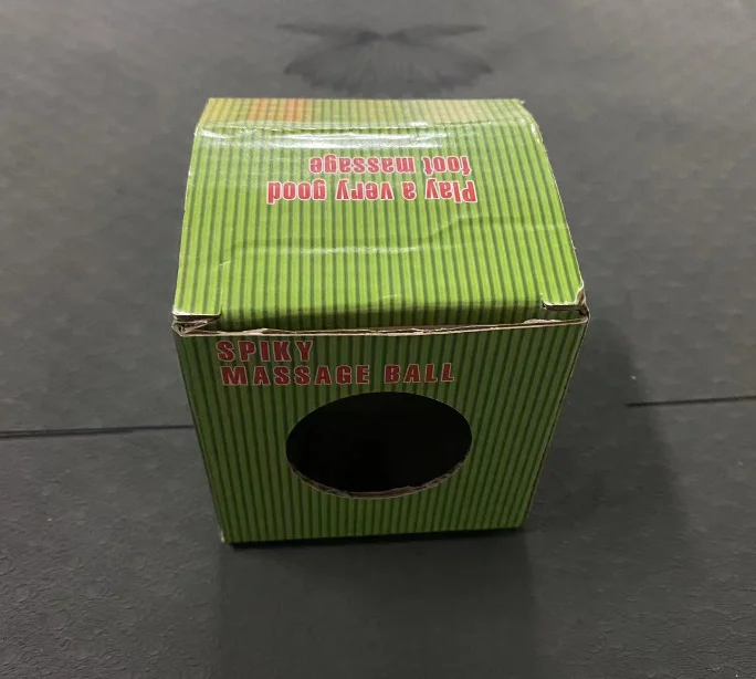 Custom Spiky Massage Balls Hard Soft Stress Reflexology Point Roller For Hand And Foot Myofascial Release