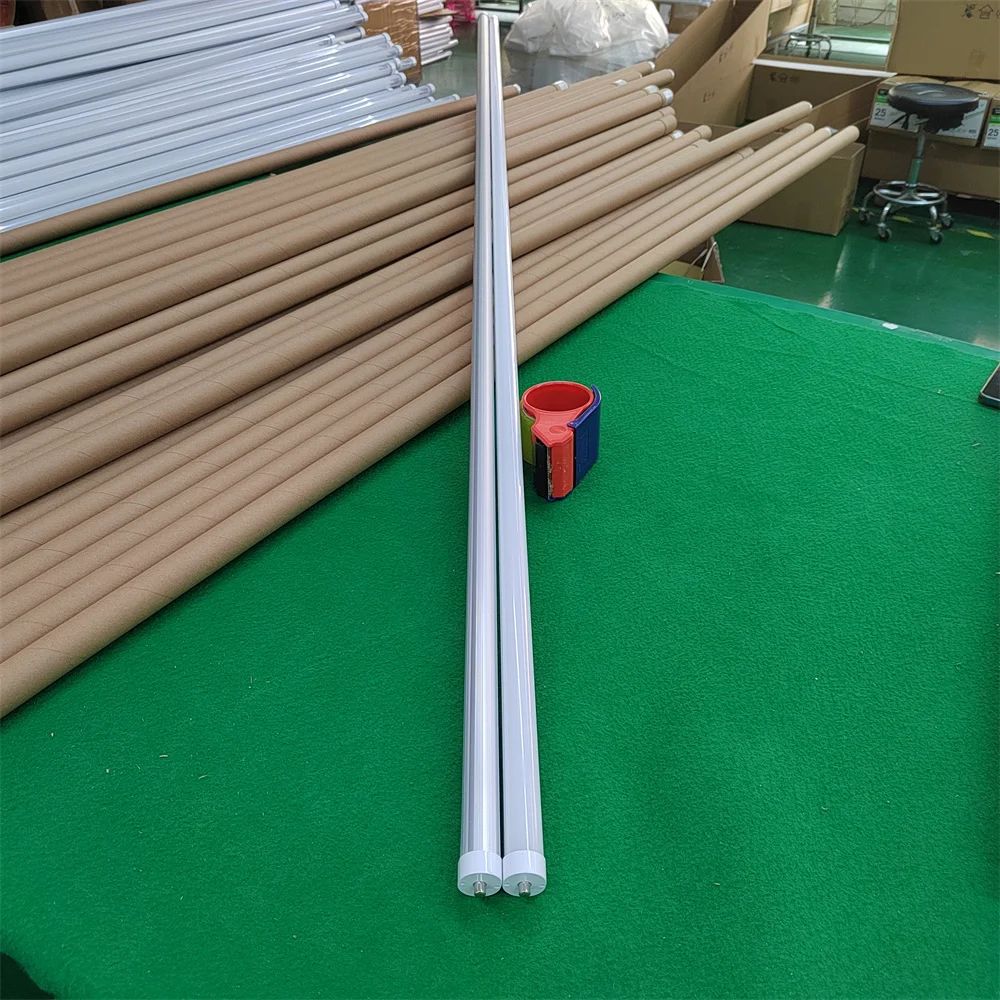8FT single pin led tube 36w 240cm 60W frosted cover fluorescent tub t8 led tube daylight led tubes lights Vshaped