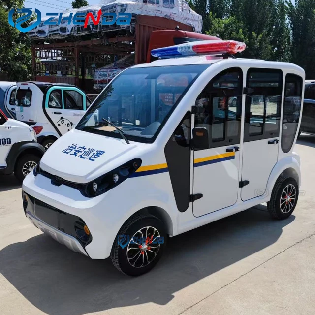 Электрический патрульный автомобиль Прямая продажа с завода школьный сигнальной лампой мегафоном Интерком