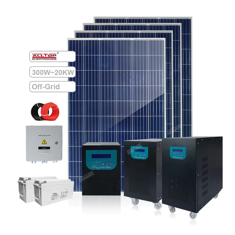 ALLTOP Высокое качество 4000w pv панели решетки 4kw жилые системы солнечной энергии