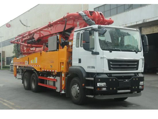 Гибкий и энергосберегающий 37 м SYG5252THB бетононасос с шасси Sinotruk