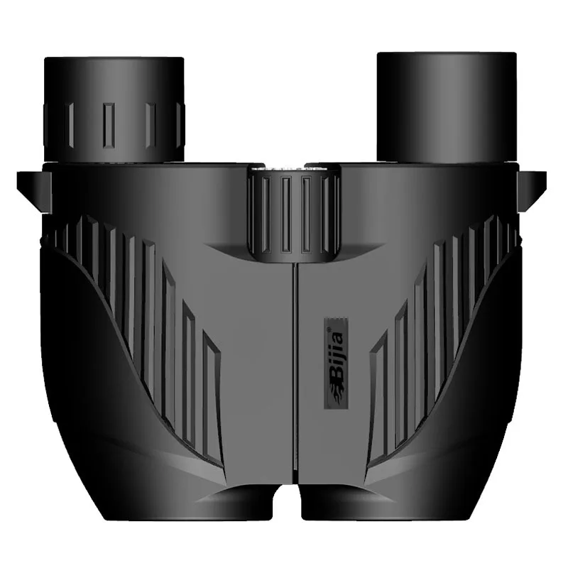 BIJIA 10X25 High Definition High Power Small Paul Binoculars Low Light Night Vision Outdoor portable For Gift/Hiking/Camping