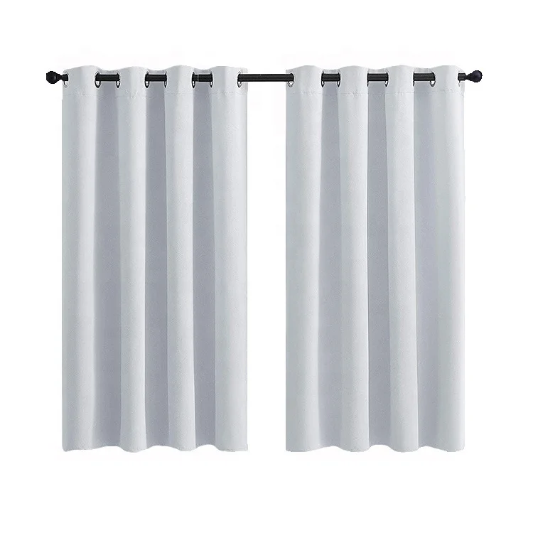 Home Design Curtains Short Pattern High Shading UV Protecting Block Out Sunlight Insulated Kitchen Curtains