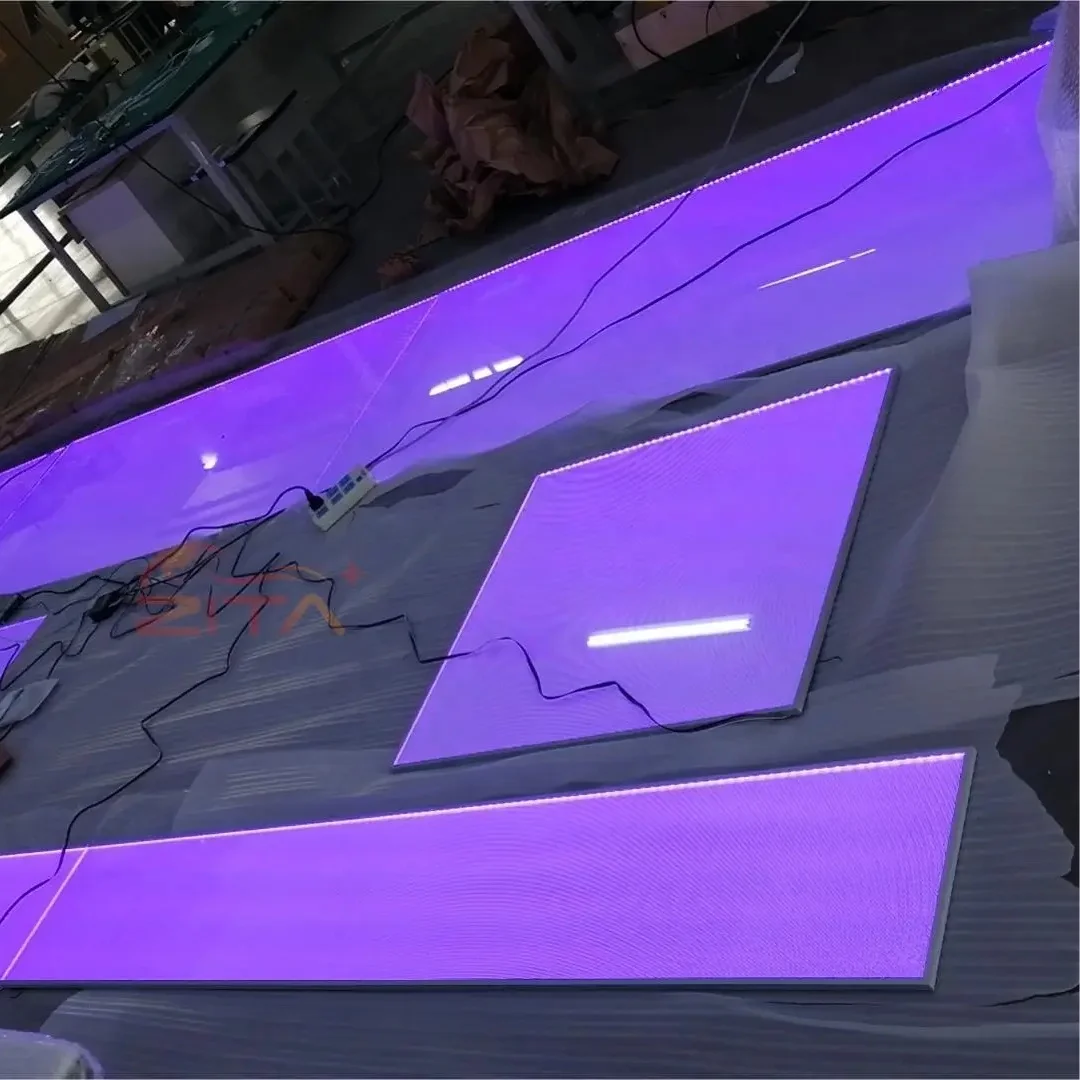 A0 ultra Thin Dimmable LED Panel Backlit Acrylic Panel Lightsheet LED Edgelit PMMA RGB LED Panel