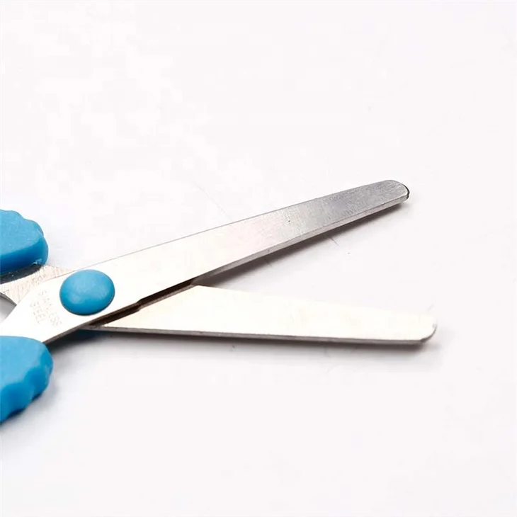 QY-241 Butterfly Handle Shape Student Use For Handwork Kids Safe Scissors