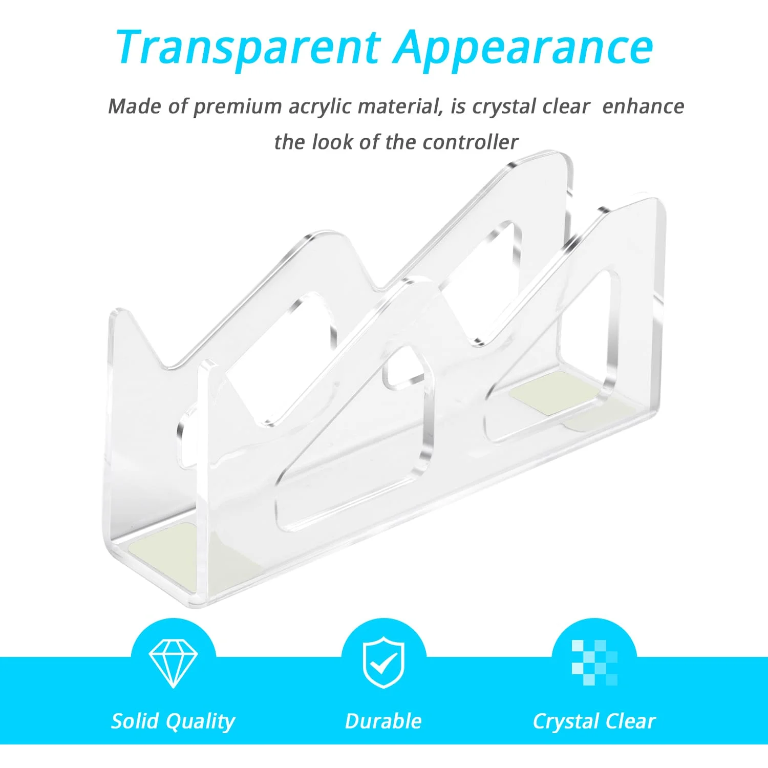 Transparent Gaming Accessories Display Stand for PS5 Controller Base Bracket for Xbox Gamepad Storage Holder for DualSense