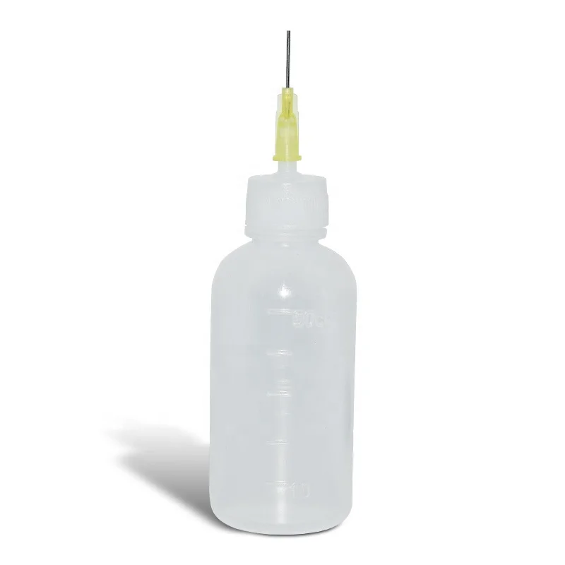 50cc Needle Glue Squeeze Bottle 50ml dispensing bottle Syringe Bottle Industrial Precision Tip Applicator