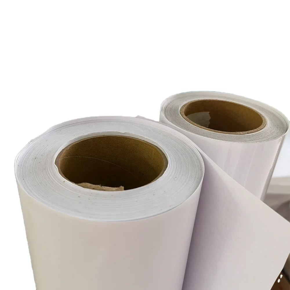 Printable Cast Vinyl Car Wrapping Film White Cast Polymeric Bubble Free Film Car Wrap Vinyl Rolls