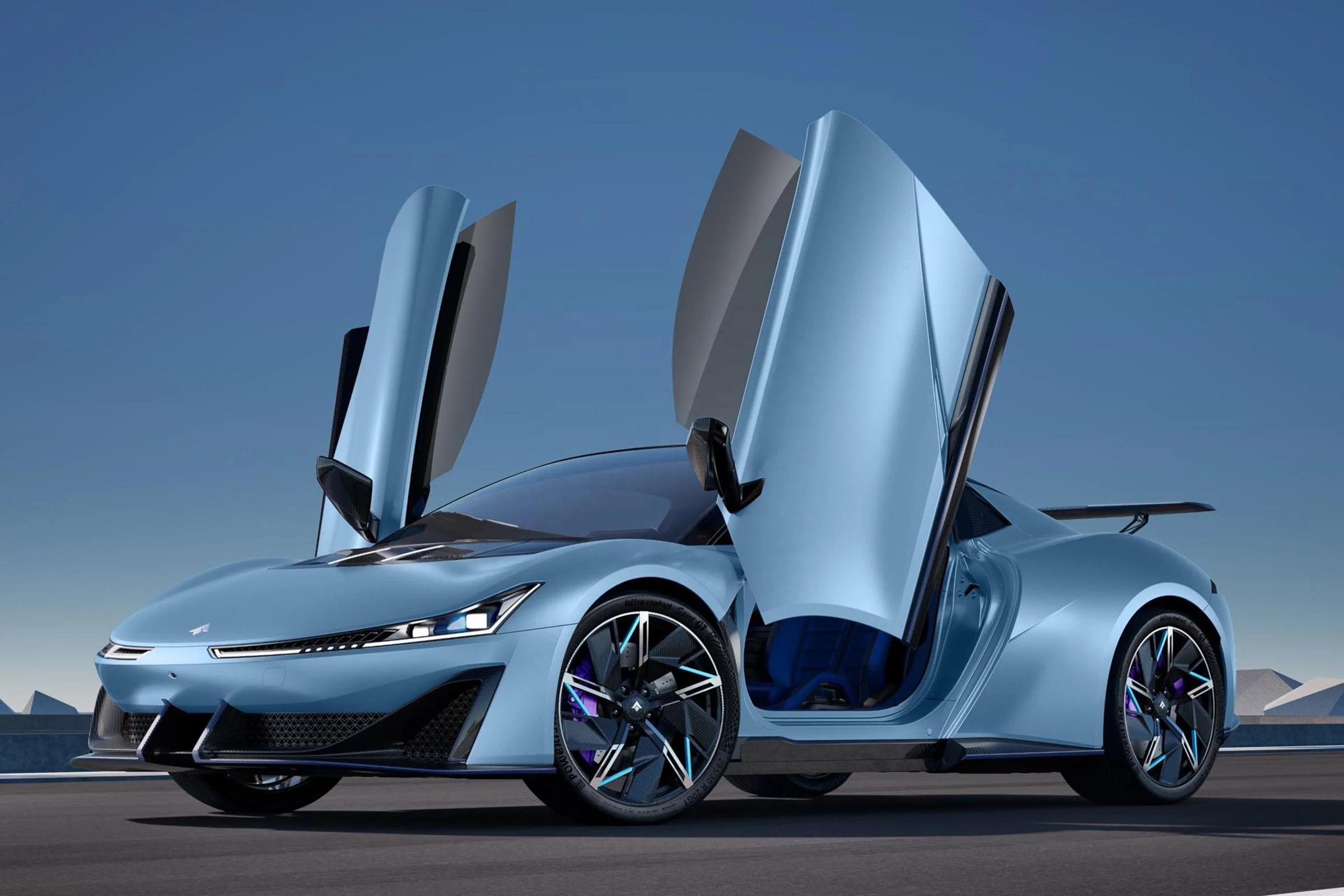 Дешевый китайский Кабриолет AION HYPER SSR 2023 2-дверный высокоскоростной роскошный электрический спортивный автомобиль для взрослых