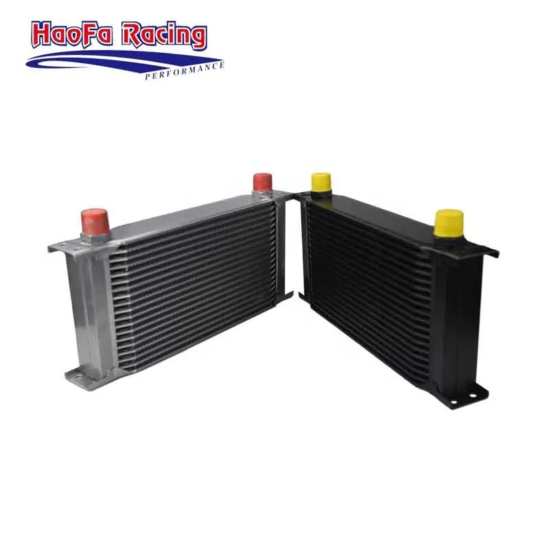 Universal Aluminum General purpose oil cooler 7 10 13 15 19 30 Rows AN10 Racing Car Engine Transmission Oil Cooler
