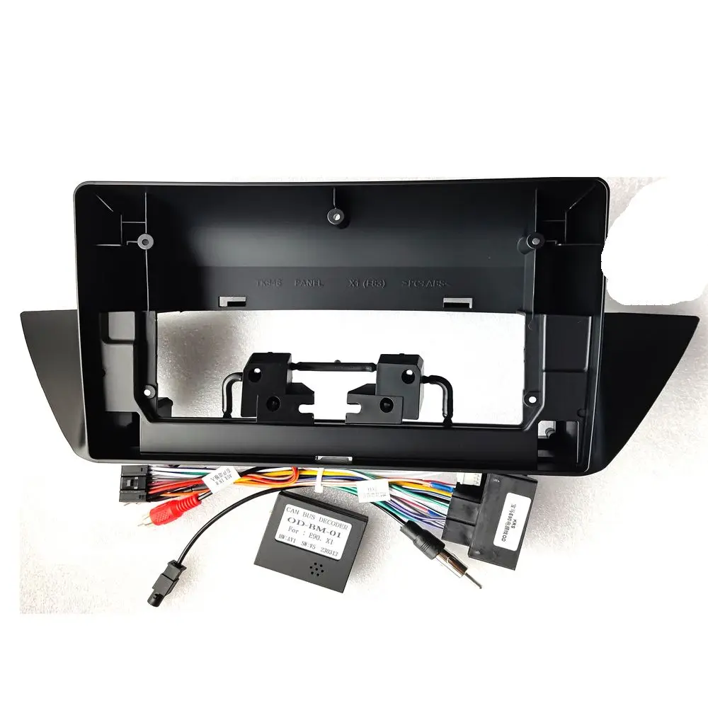 10.1 Inch For BMW X1 E83 2010-2014 2Din Car Radio Fascia DVD Stereo Frame Plate Adapter Mounting Dash Installation Bezel MP5