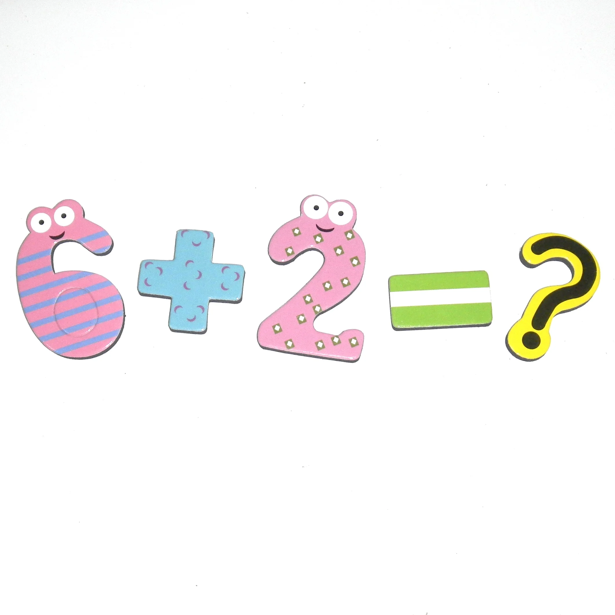 Educational DIY Toy magnetic Arabic numerals alphabet puzzle , kids Magnetic cute Numbers for Children