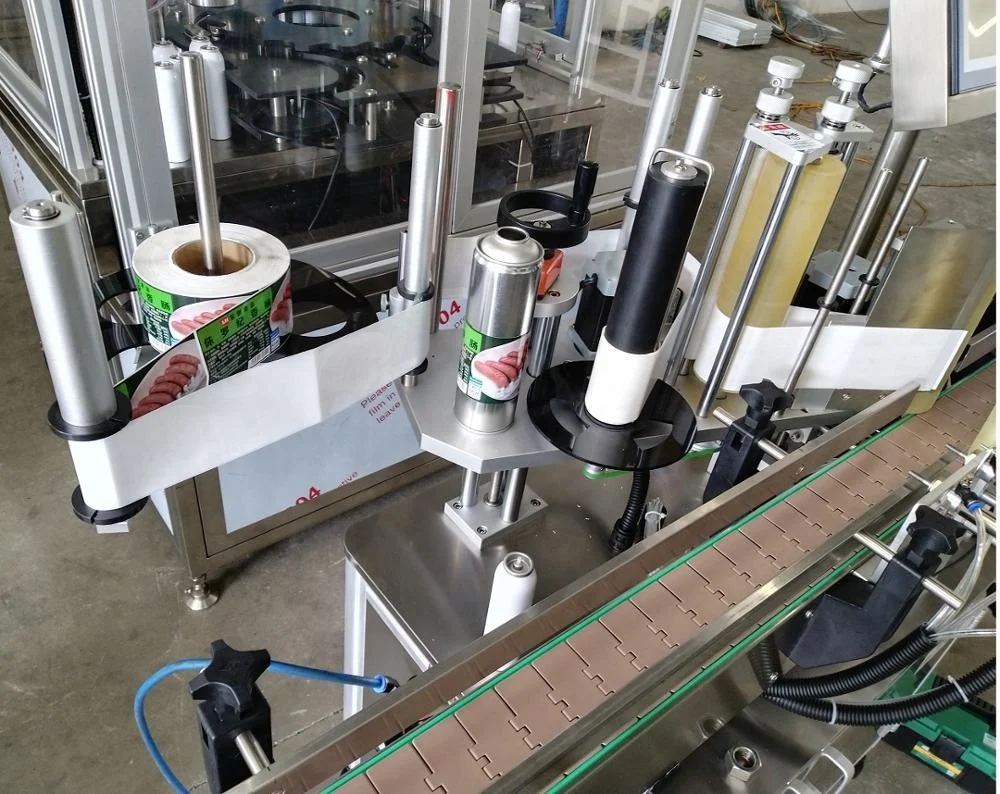 High speed automatic labeling machine for round bottle stickers