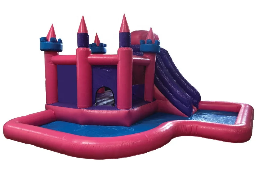 princess bounce house water slide princess bounce with slide and pool