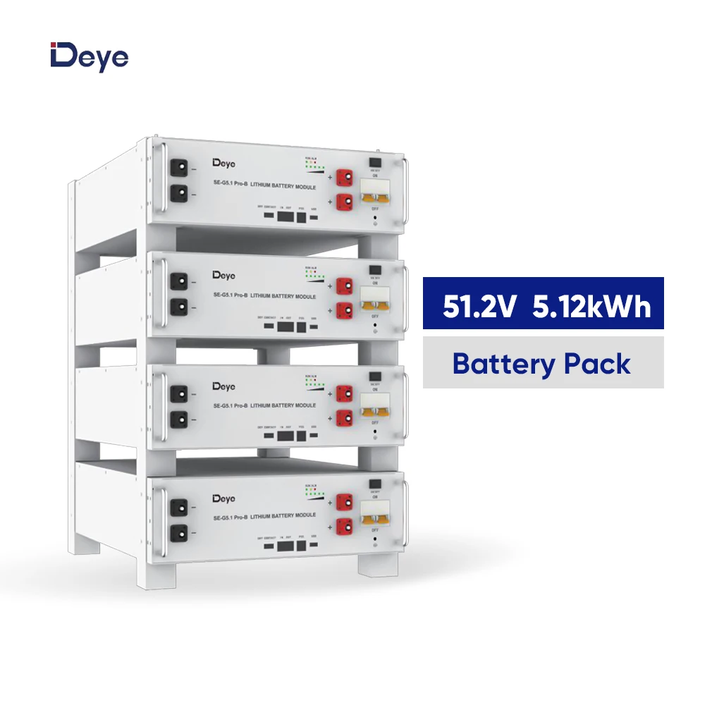 IN STOCK Deye ESS Deye Battery SE-G5.1 Pro-B Lifepo4 Battery Pack 51.2V100Ah Lithium Battery