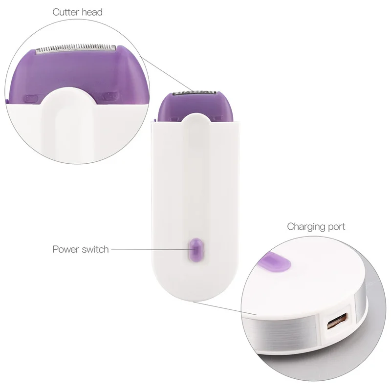beauty equipment hair cutting portable smooth touch free sensor light safely shaver epilator painless hair removal machine