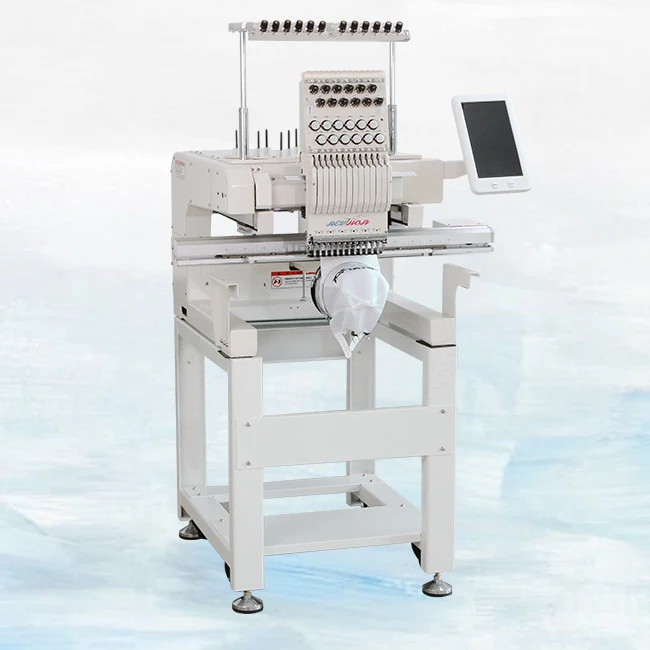 Commercial Embroidery Machine for Sale Industrial Clothes Emboridery Imbroidery Single Head Cording Chenille Device