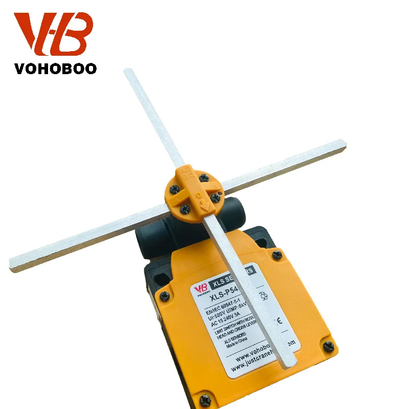 Double Speeds 360 Degree Limit Switch with Rotating Head and Cross Lever