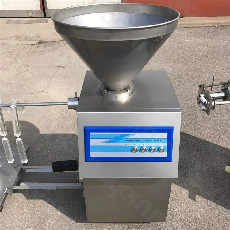 Hotdog and Sausage Maker Machine Vacuum Sausage Filler Twister Sausage Stuffer and Clipper Food Product Processing Machine