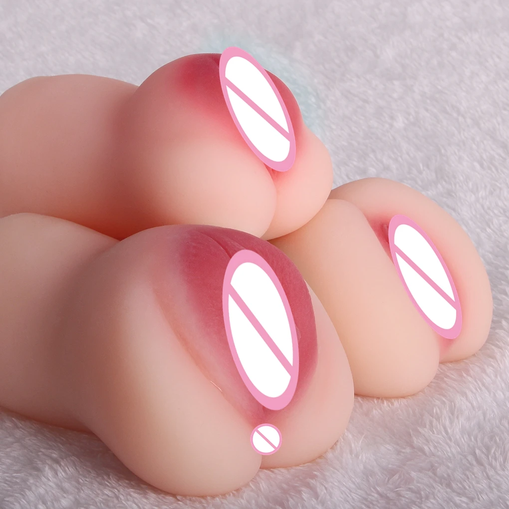 High quality toys for adults  rubber pussy anal vaginal sex toy penis masturbatie machine oral masturbator