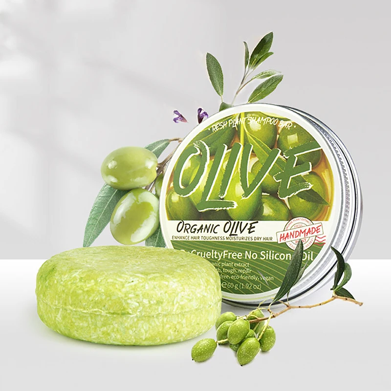 Custom Private Label Tin Box Bubble Hair Care Solid Soap Natural Organic Vegan Shampoo Bar