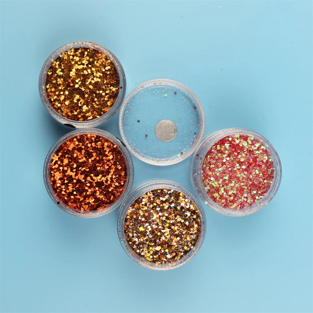 Wholesale Holiday Decoration flakes eye shadow Powder Holographic Bulk Chunky Mix Glitter Powder