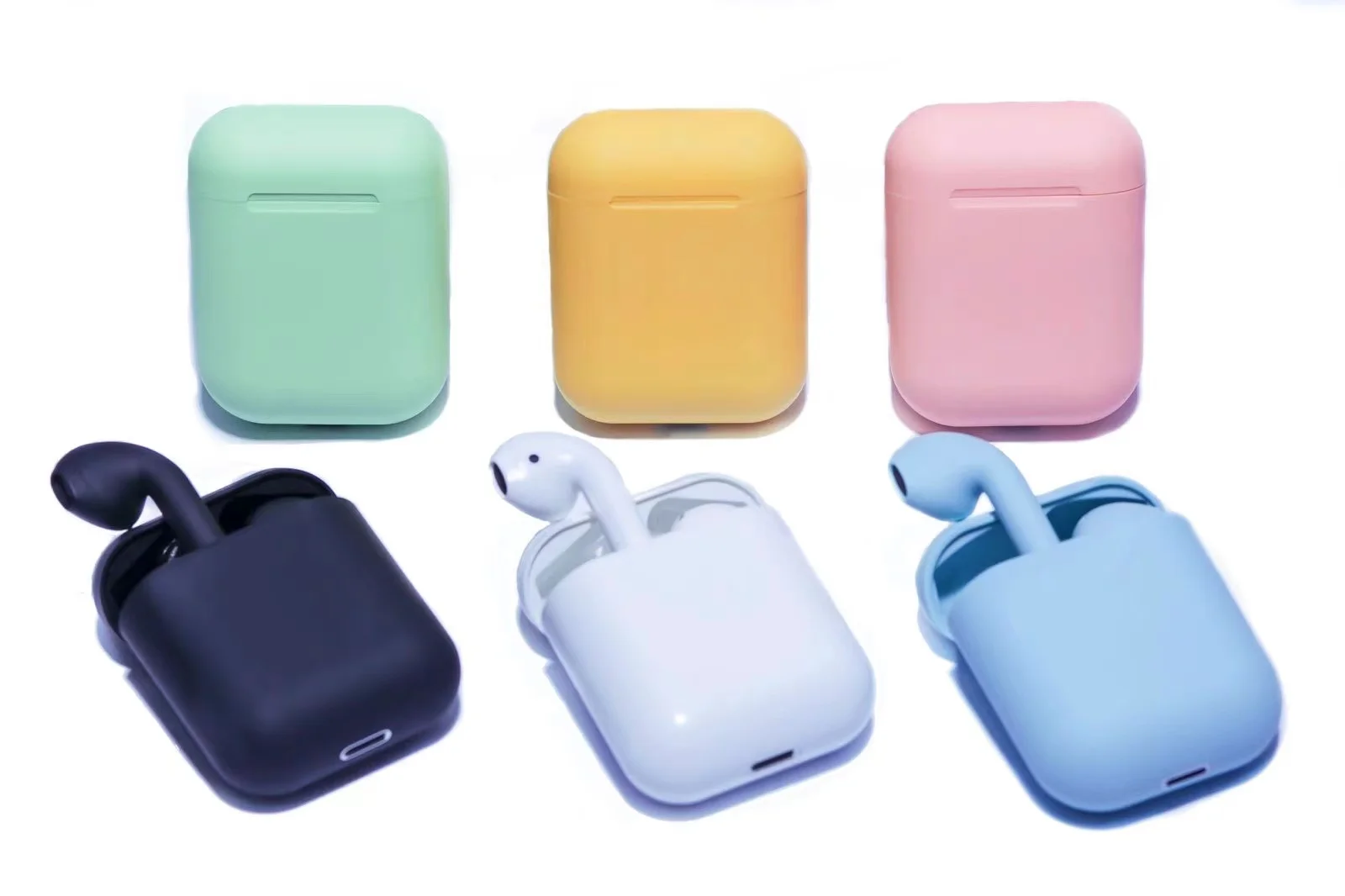  Fone Bluetooth музыка стерео Com Fio I12 I9U Air 2 Беспроводные аксессуары синий зуб наушники и наушники-вкладыши Tws