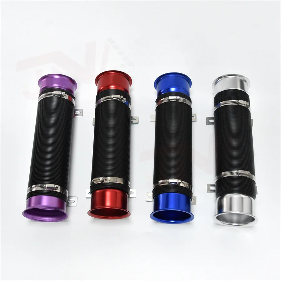 Factory Supply JDM Racing Car Universal 76mm 3inch Turbo Multi Flexible Car Engine Cold Air Intake Hose Pipe